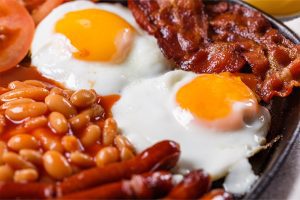Bacon, beans and bullseyes